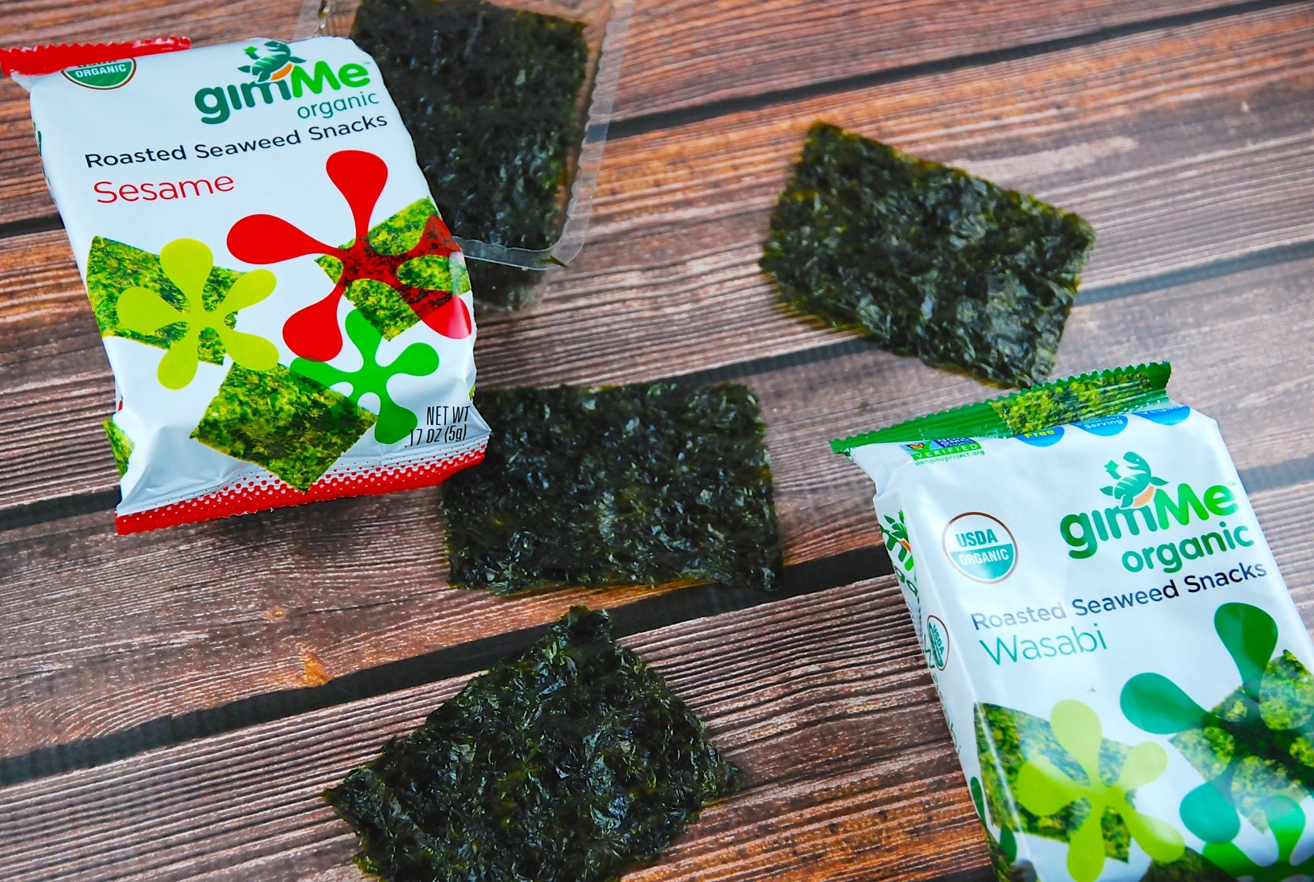 Seaweed Snacks Recipe
 gimMe Organic Roasted Seaweed Snacks 1 Point LaaLoosh