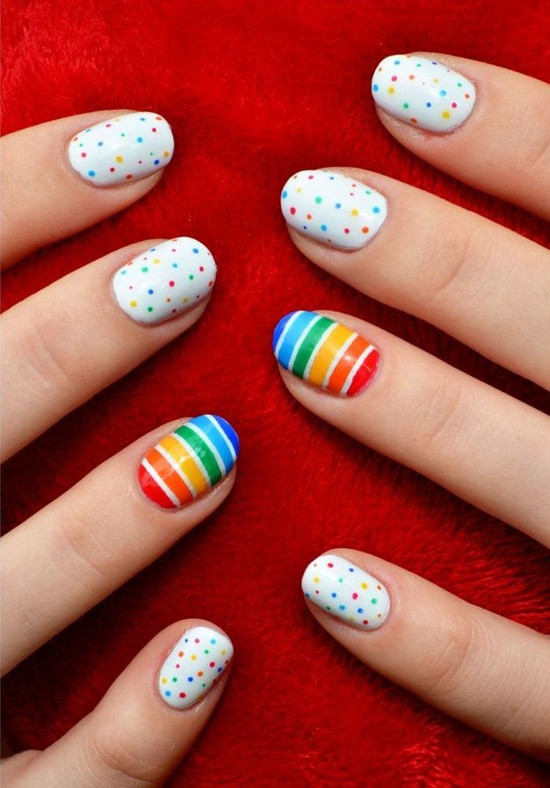 Simple Nail Art Designs
 30 Simple And Easy Nail Art Ideas