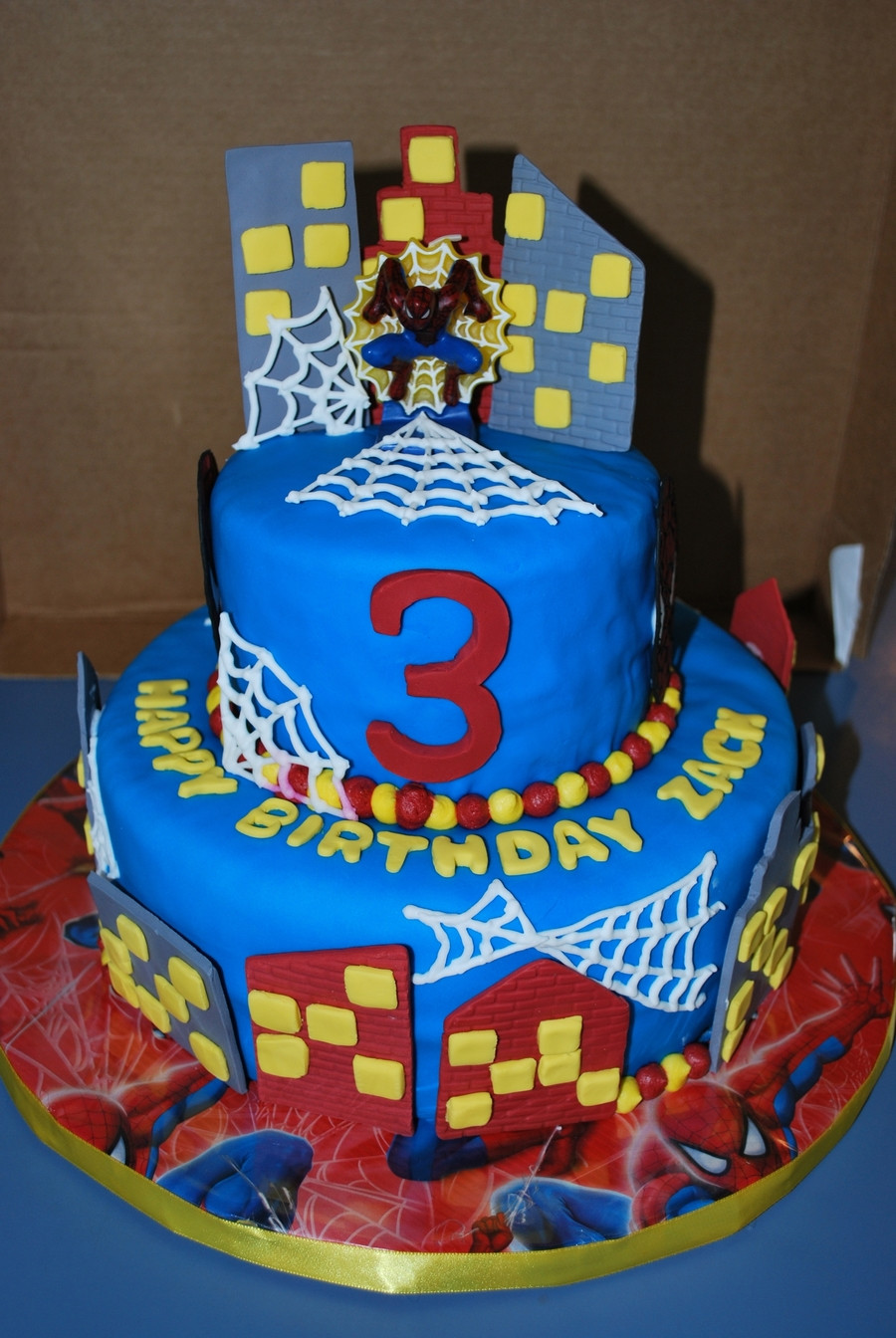 Spiderman Birthday Cakes
 Spiderman 3Rd Birthday Cake CakeCentral