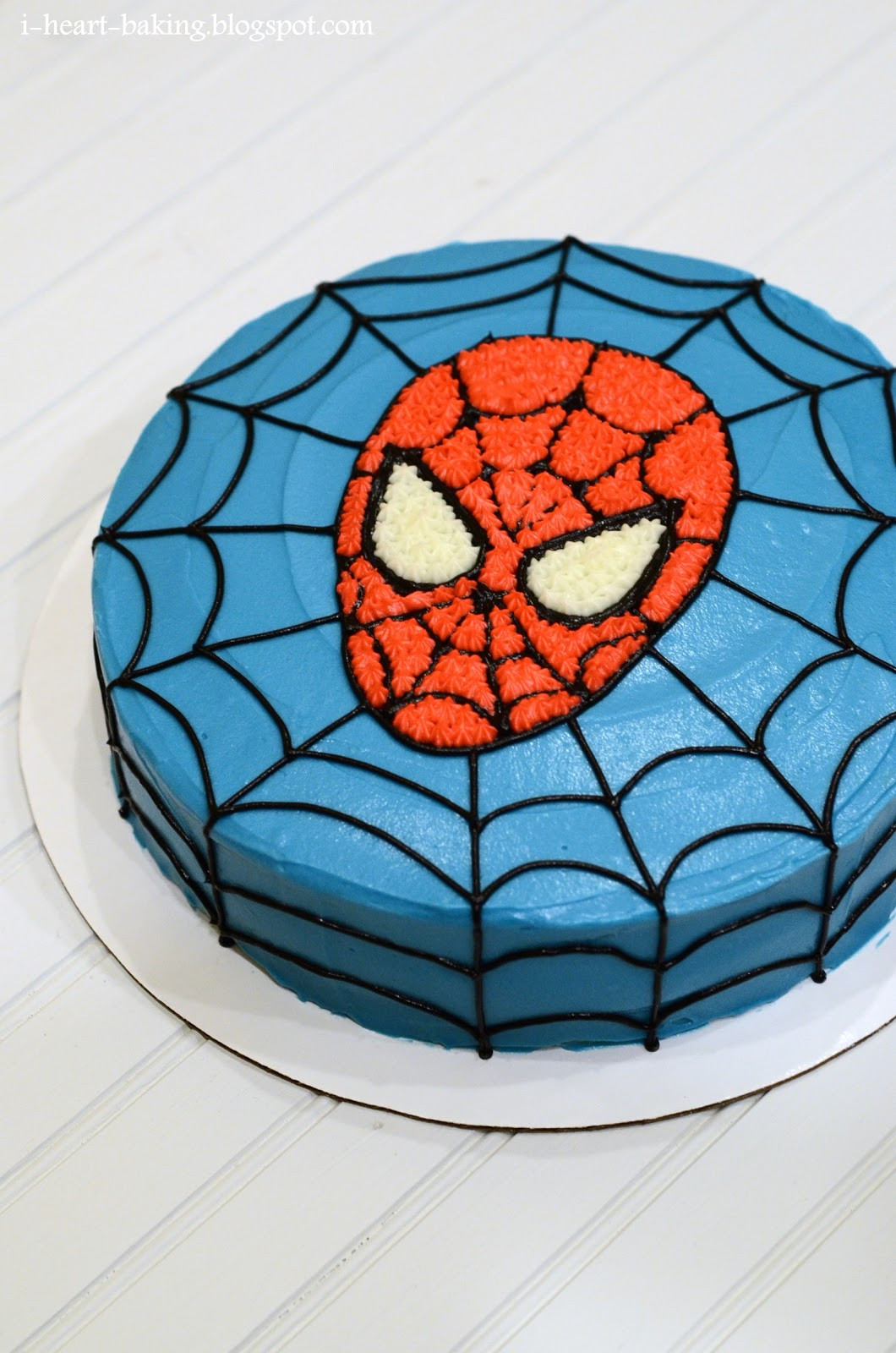 Spiderman Birthday Cakes
 i heart baking spiderman birthday cake