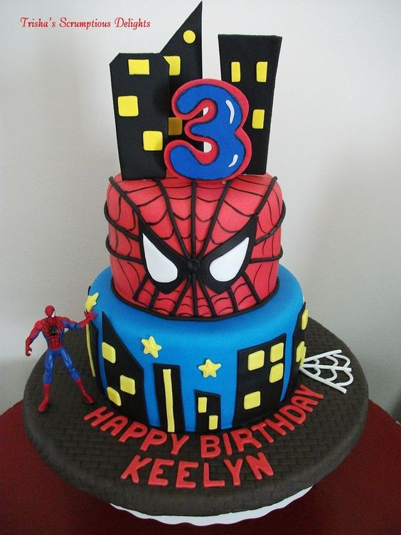 Spiderman Birthday Cakes
 21 Spiderman Birthday Party Ideas Pretty My Party