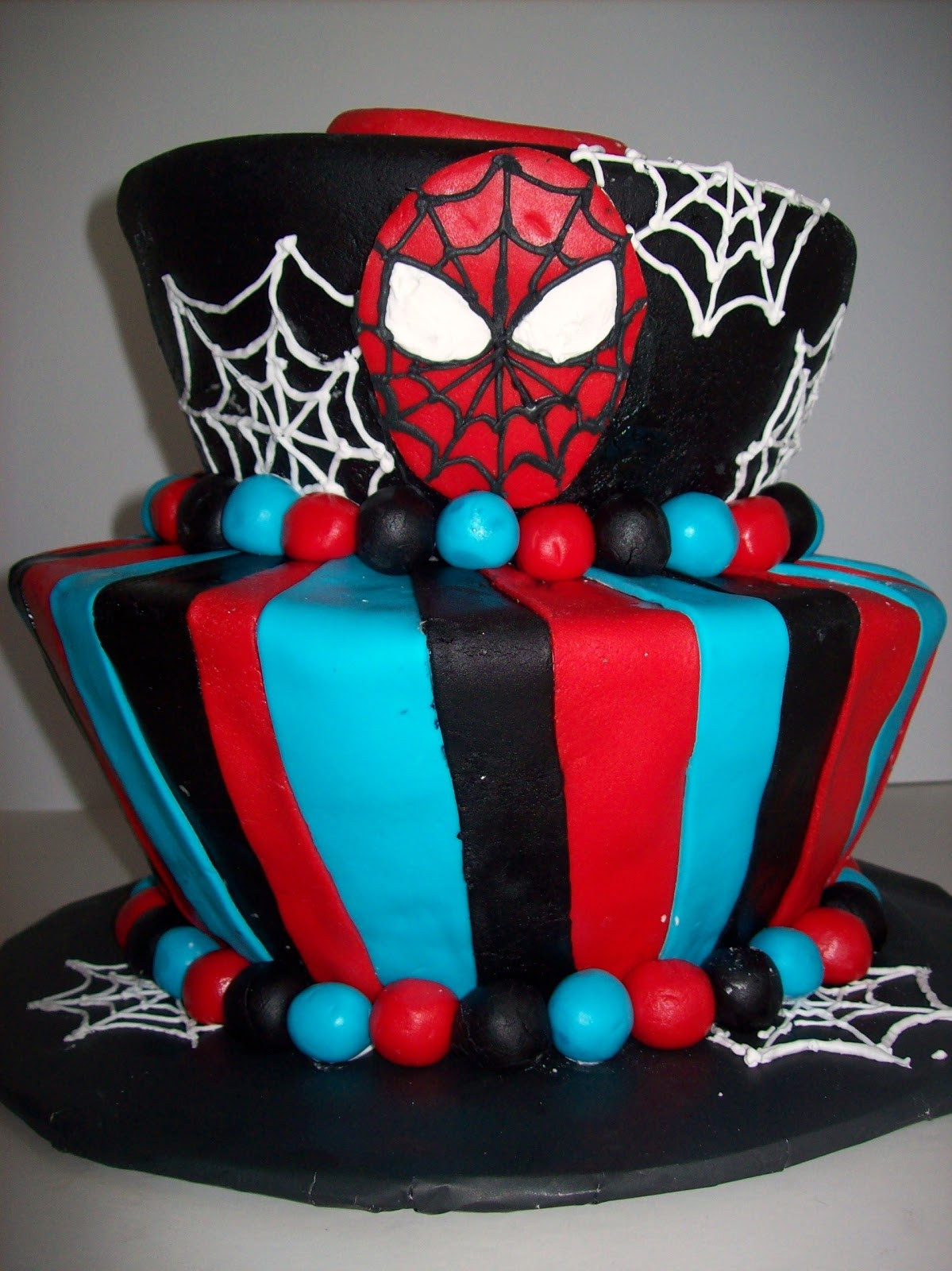 Spiderman Birthday Cakes
 SAB Cakes Spiderman Birthday Cake