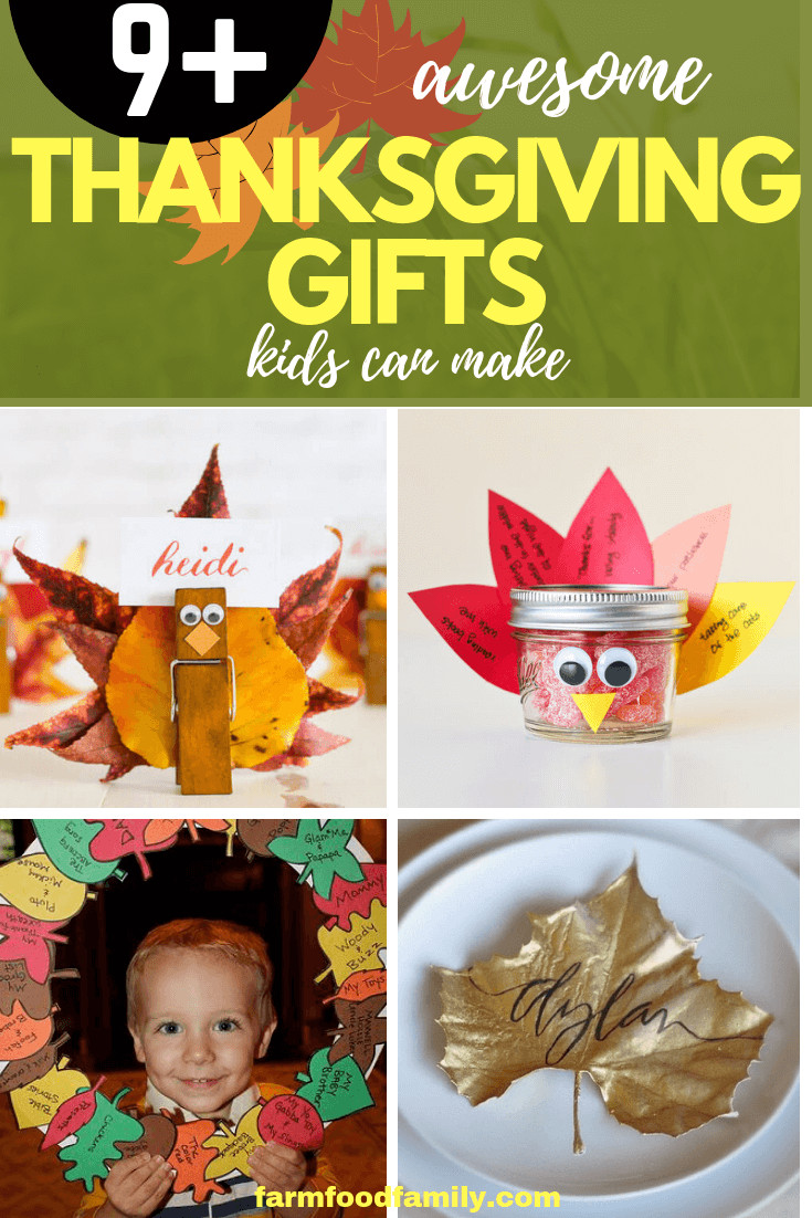 Thanksgiving Gifts For Kids
 9 Awesome Thanksgiving Gifts Kids Can Make FarmFoodFamily