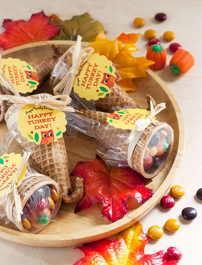 Thanksgiving Gifts For Kids
 Cornucopia Candy Favors Party Inspiration