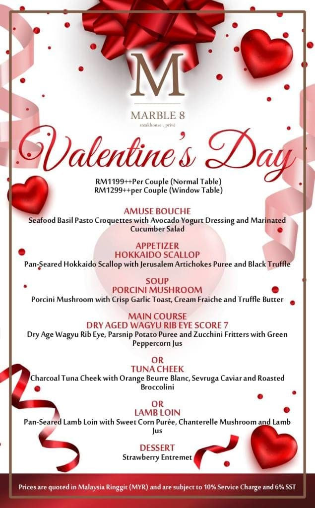 Valentine'S Day Dinner 2020
 26 Valentine s Day Deals & Romantic Dinner Malaysia 2020