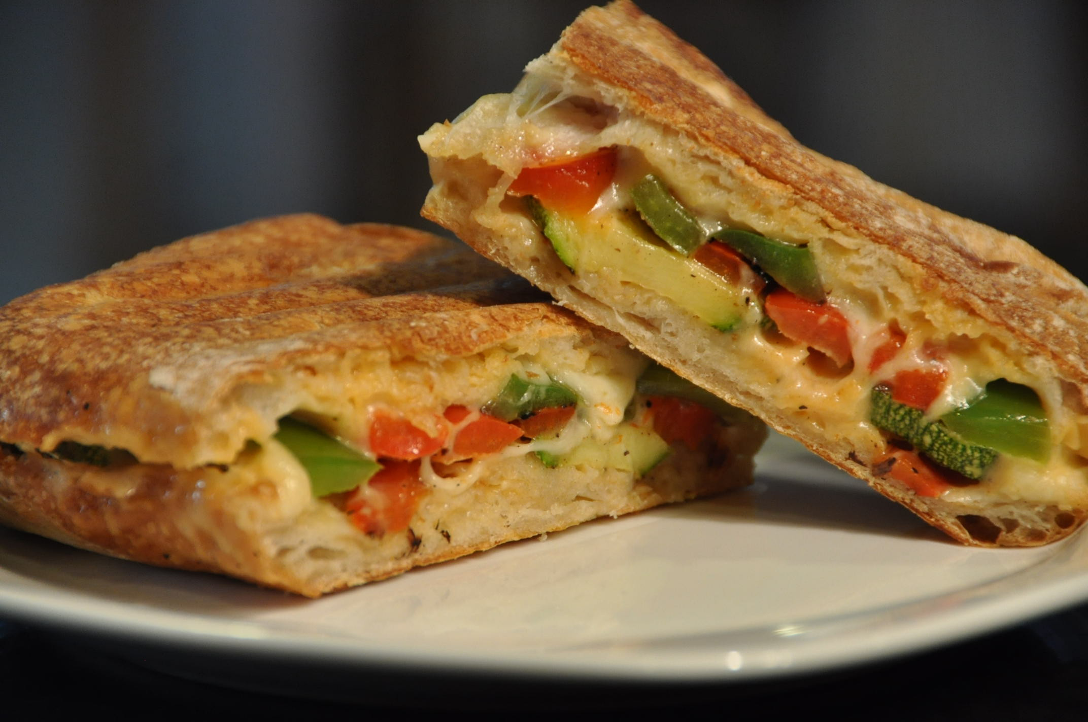 Veg Panini Sandwich Recipes
 A tasty and easy way to flog ve ables to your picky