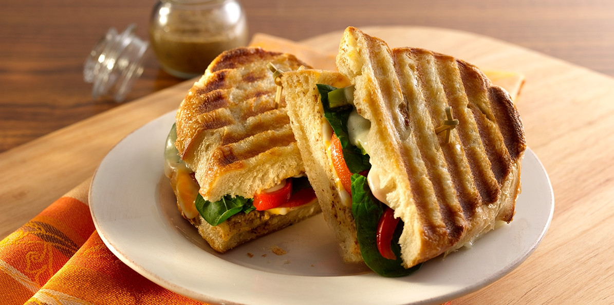 Veg Panini Sandwich Recipes
 Ve arian Grilled Panini Recipe