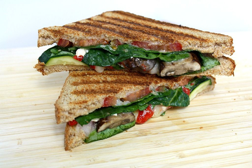 Vegan Panini Sandwich Recipe
 Roasted Ve able Panini with Pesto Recipe