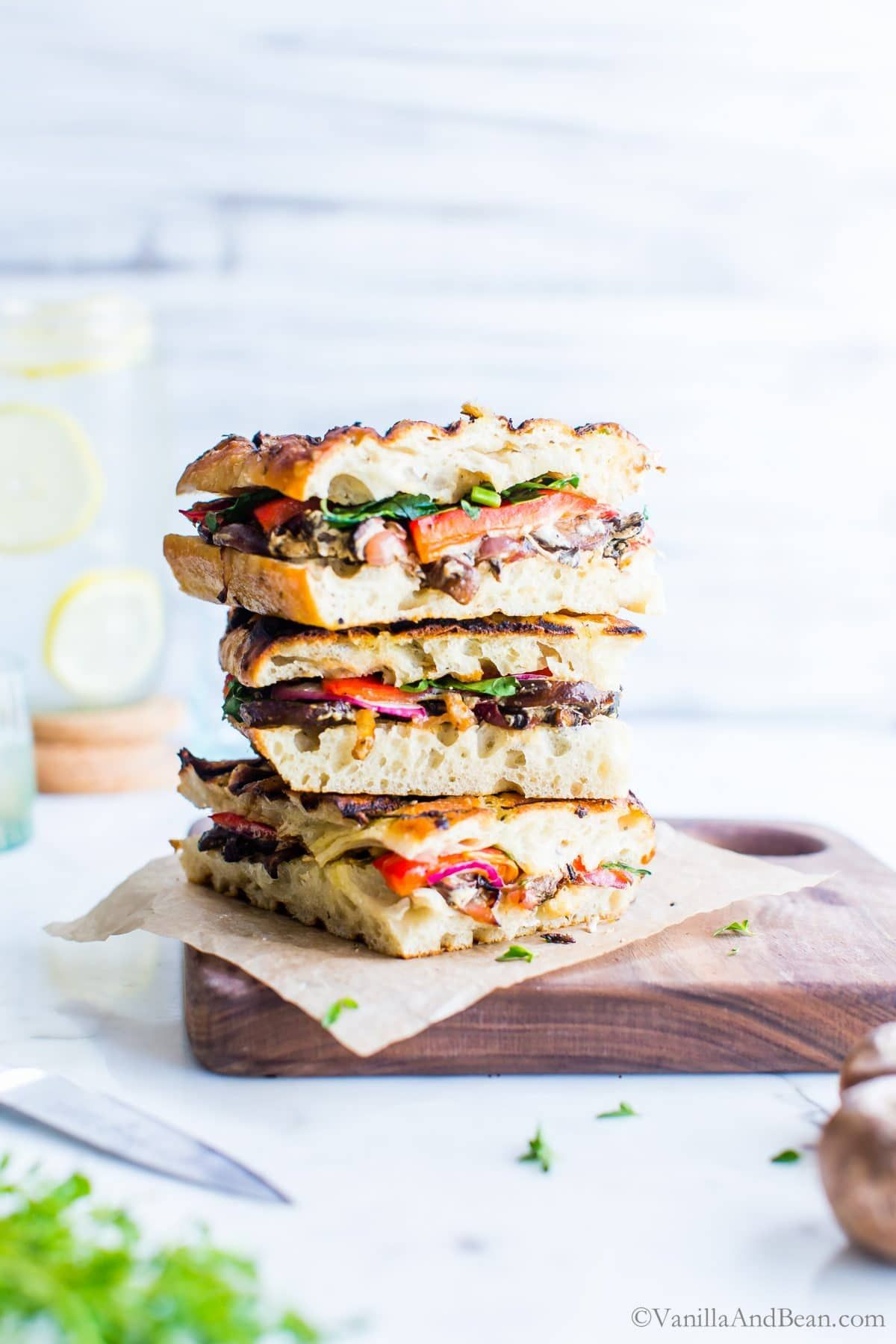 Vegan Panini Sandwich Recipe
 Flavor packed and texture rich enjoy this veggie panini