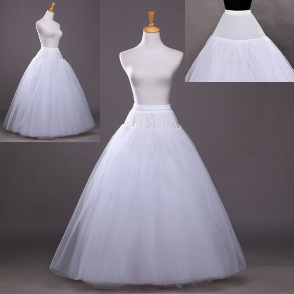 Wedding Dress Petticoat
 Beauty 3 Layer Bridal Petticoat Crinoline Long Wedding