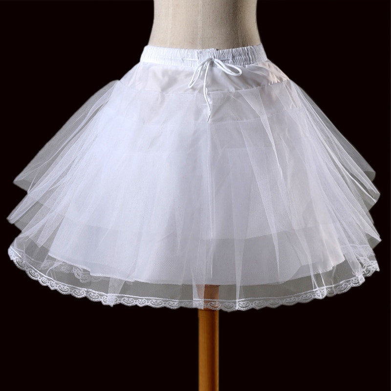 Wedding Dress Petticoat
 Free Short Organza Halloween Petticoat Crinoline Vintage