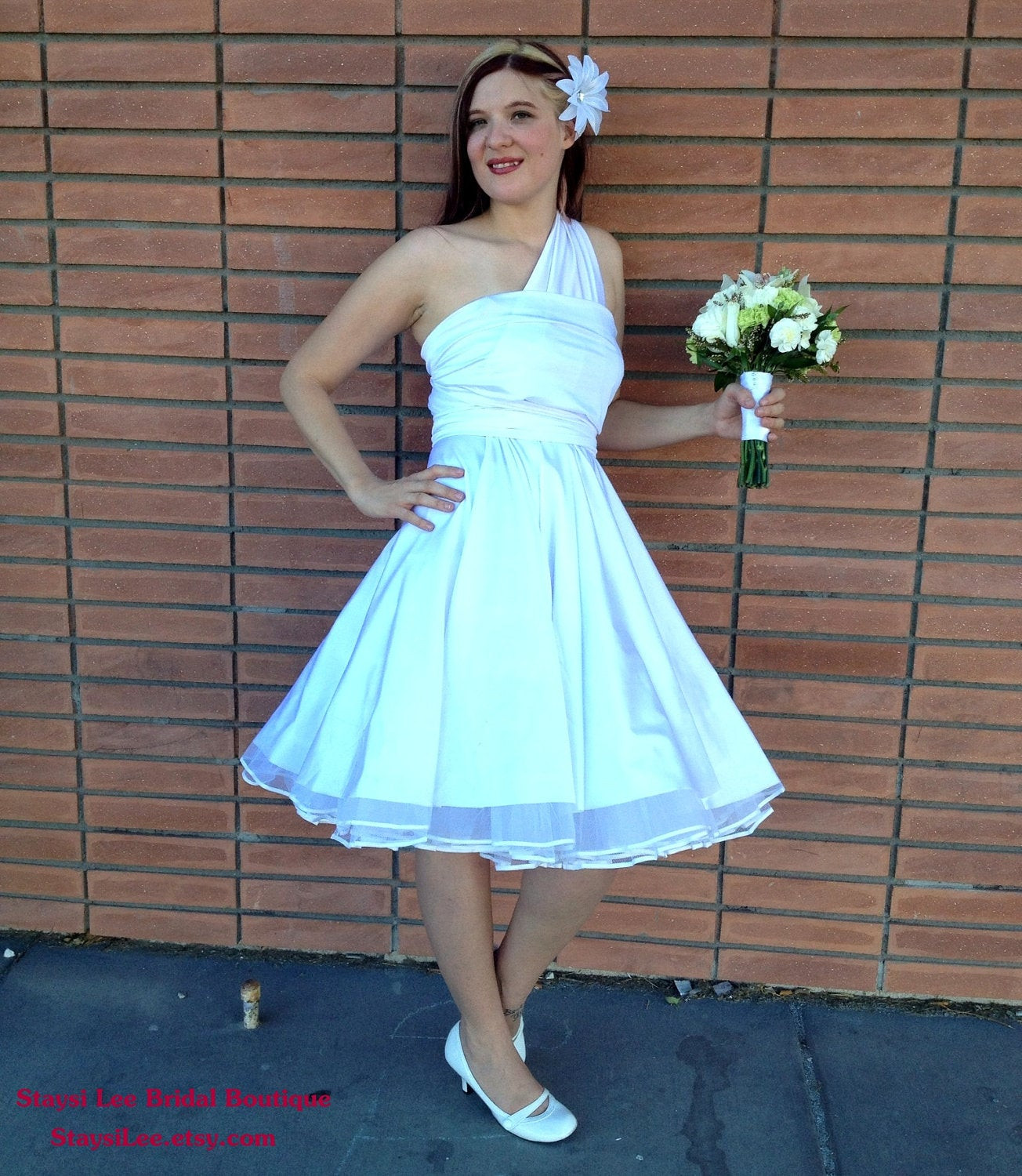 Wedding Dress Petticoat
 1950s Rockabilly Wedding Dress with Petticoat
