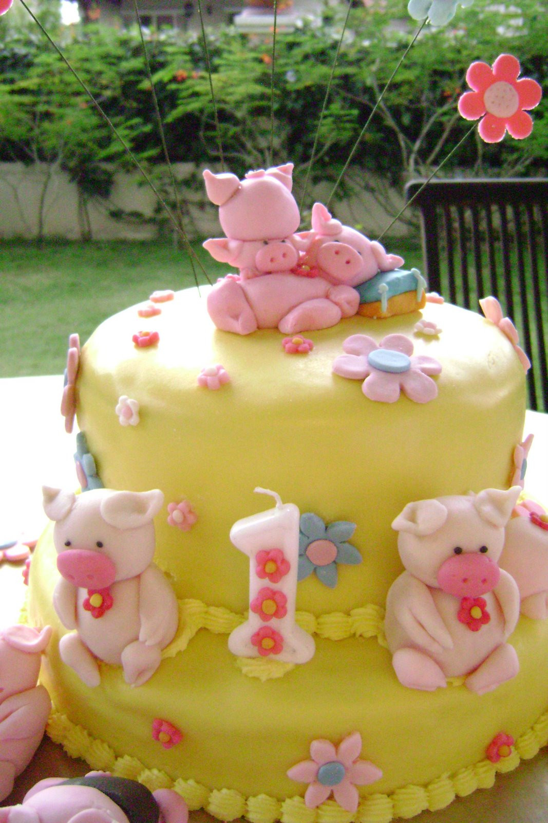 1 Year Old Birthday Cake
 Birthday Cake for 1 year old girl