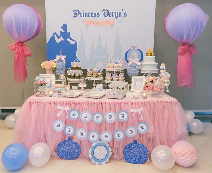 1 Year Old Birthday Party
 Fairytale Princess themed 1 year old Birthday Party