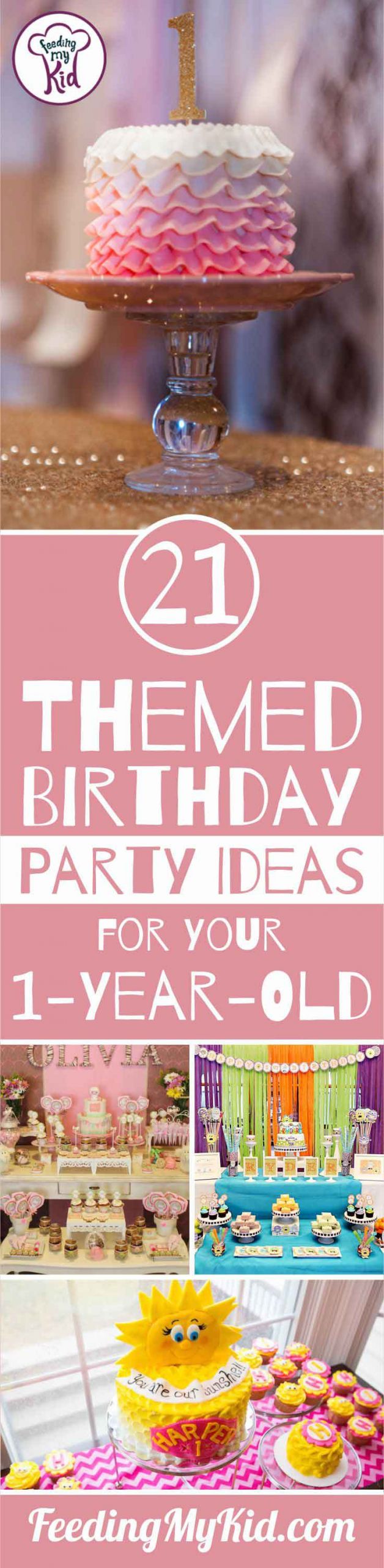 1 Year Old Birthday Party
 Birthday Party Themes for Your e Year Old Unfor table