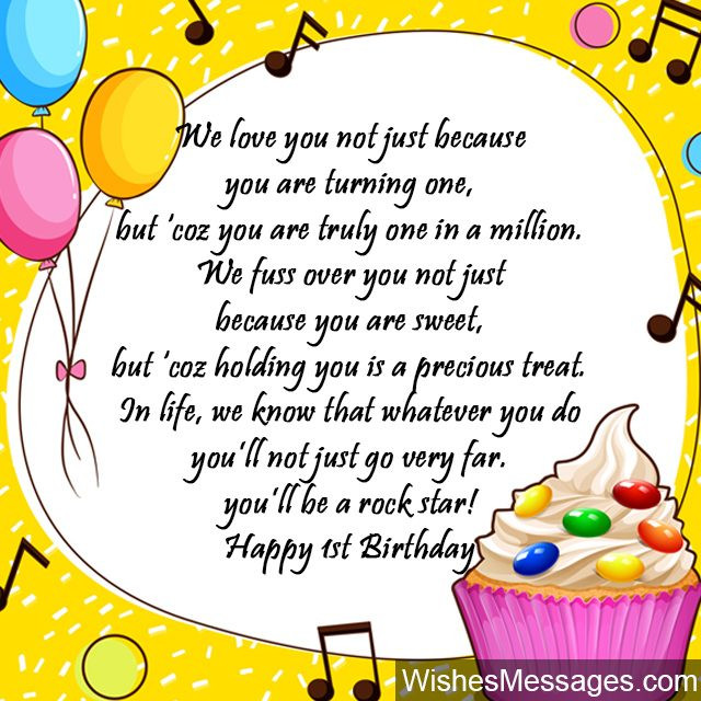 1 Year Old Birthday Wishes
 1st Birthday Wishes First Birthday Quotes and Messages
