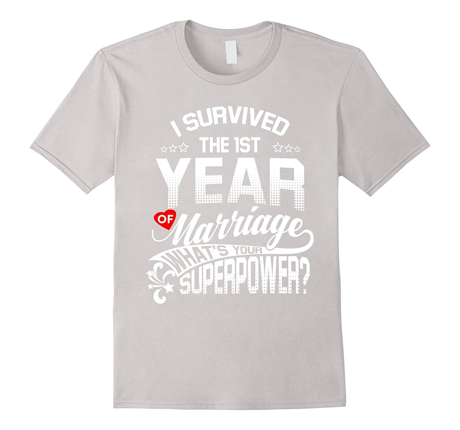 1 Year Wedding Anniversary Gift
 Anniversary Gift 1st 1 year Wedding Marriage T Shirt TD