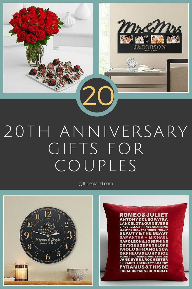 10 Year Wedding Anniversary Gift Ideas For Couple
 31 Good 20th Wedding Anniversary Gift Ideas For Him & Her