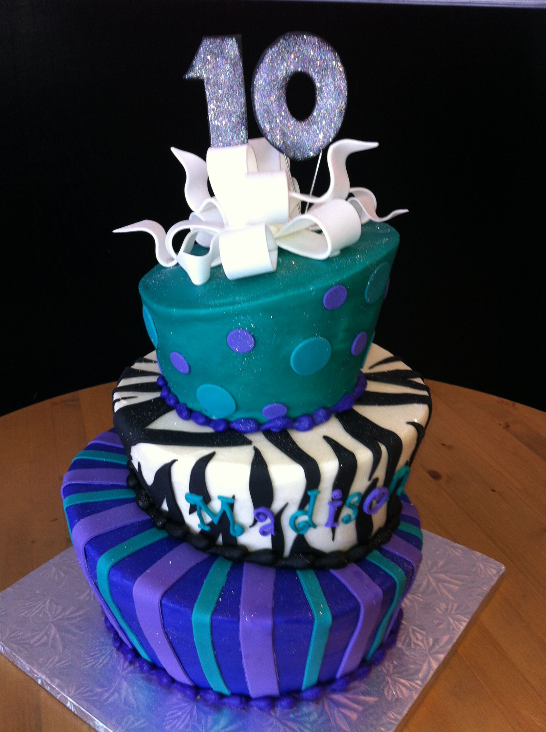 10th Birthday Cake
 Party cakes in McKinney and Dallas Texas