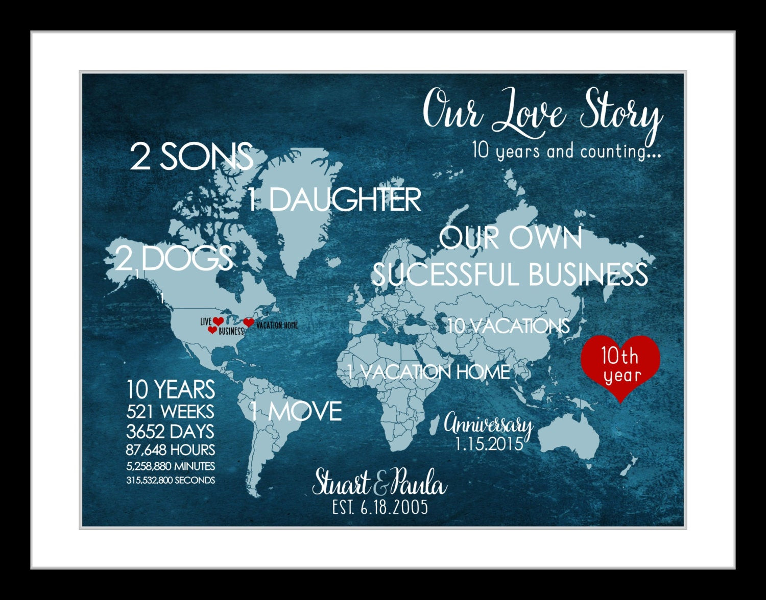 10th Wedding Anniversary Gift Ideas For Him
 10 Year Anniversary Gift For Men Him 10th Wedding Anniversary