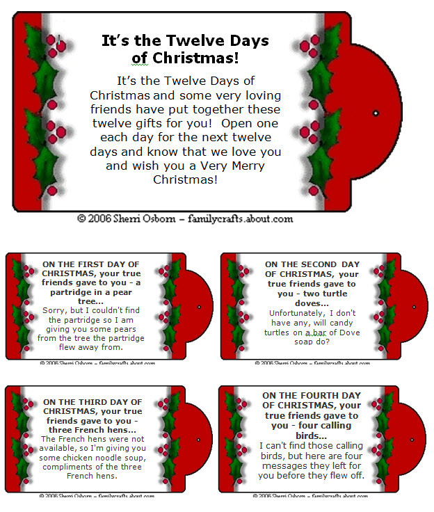 12 Days Of Christmas Gifts For Kids
 Contagiously Crafty 12 Days of Christmas Kids Style