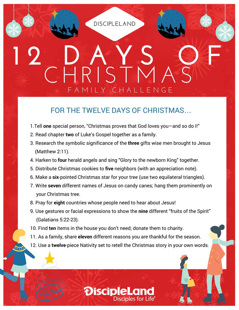 12 Days Of Christmas Gifts For Kids
 Three Ways to Celebrate the “Twelve Days of Christmas