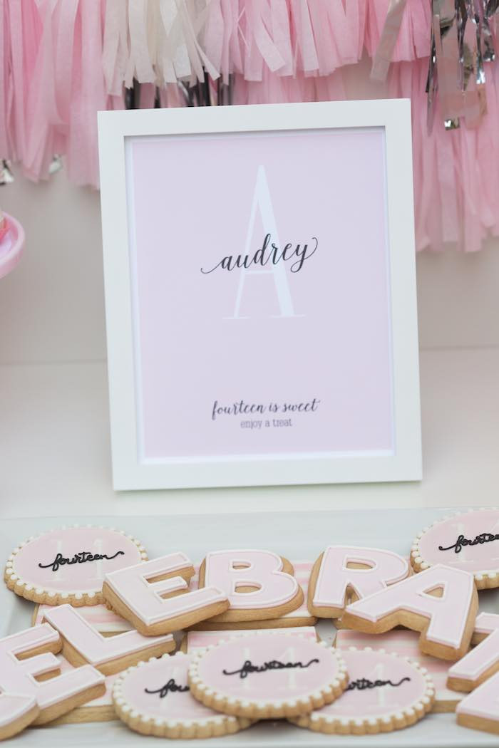 14th Birthday Party Ideas
 Kara s Party Ideas Pretty In Pink 14th Birthday Party