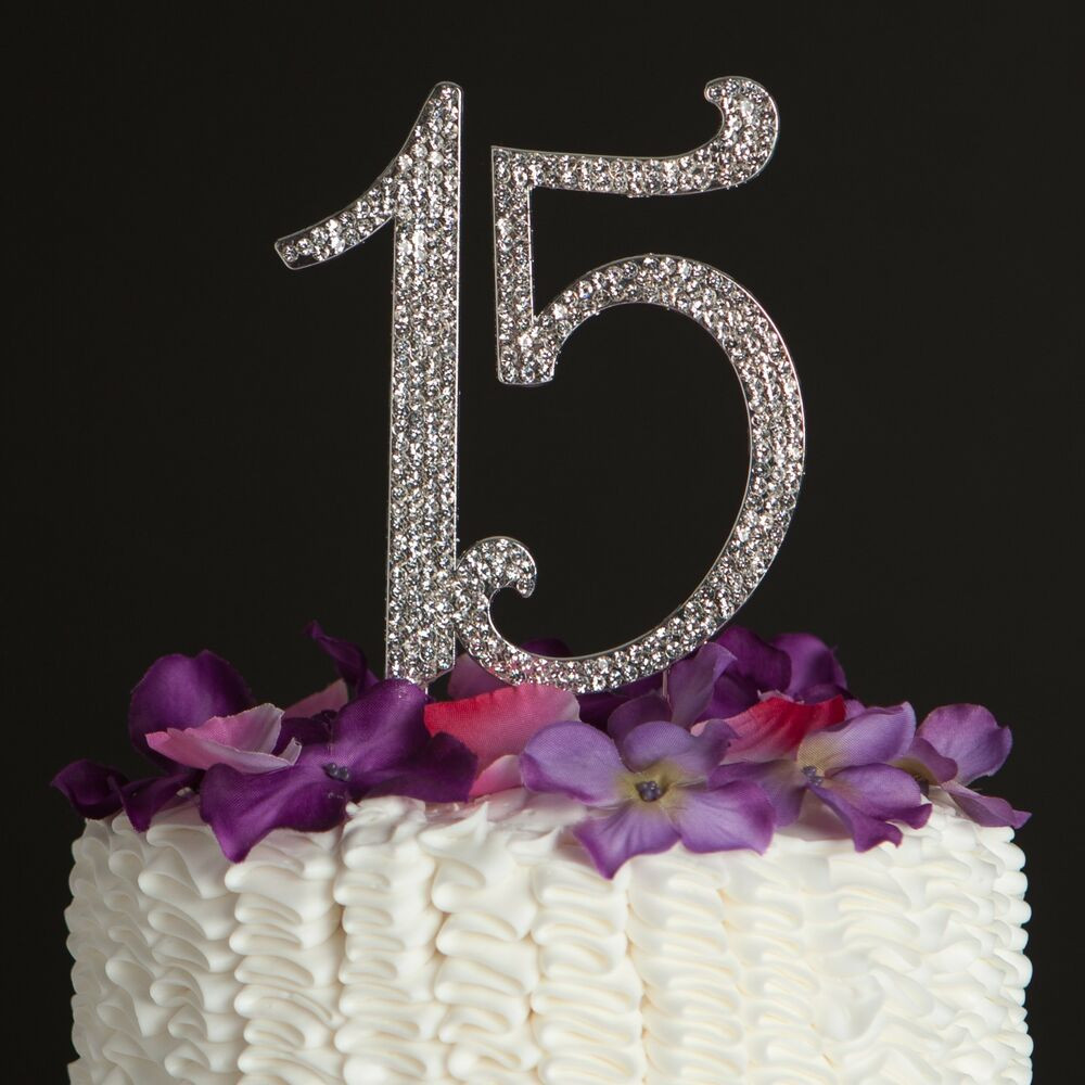 15th Birthday Party Ideas
 15 Birthday Cake Topper 15th Quinceanera Party