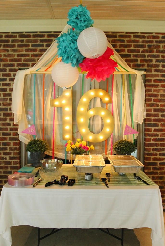 16 Birthday Party Ideas
 Sweet 16 Outdoor Movie Party Sources and How To’s