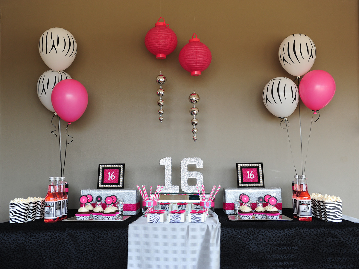 16 Birthday Party Ideas
 Sassy & Sweet Sixteen Taking a lil walk on the WILD SIDE