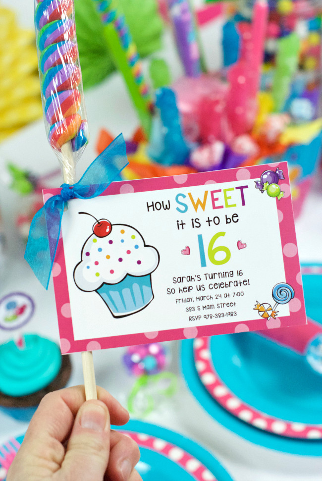 16 Birthday Party Ideas
 Sweet 16 Birthday Party Ideas Throw a Candy Themed Party