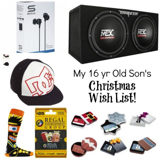 16 Year Old Christmas Gift Ideas
 This is my 16 Year Old Son s Christmas List