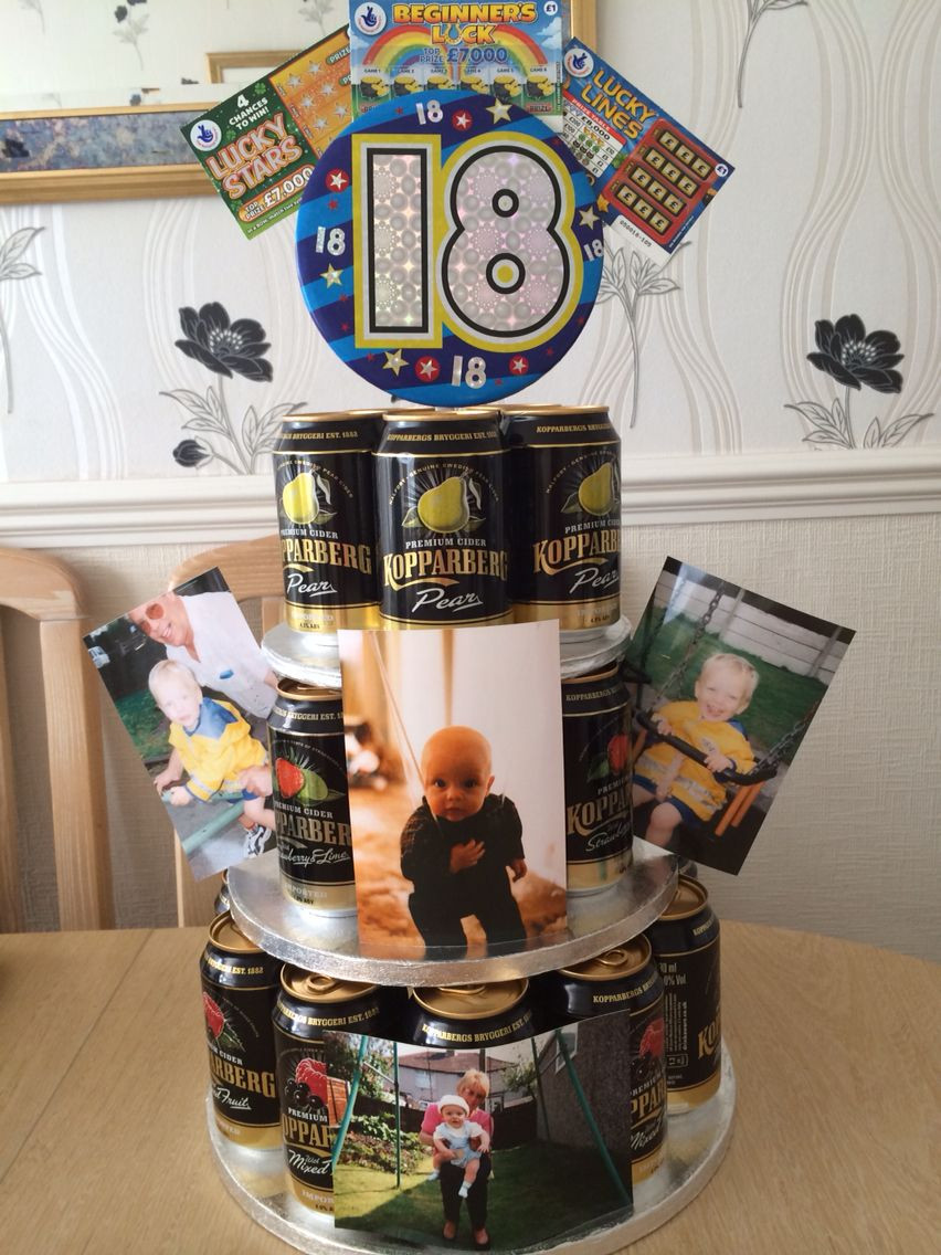 18Th Birthday Gift Ideas Boys
 18th birthday cider cake I made for my son