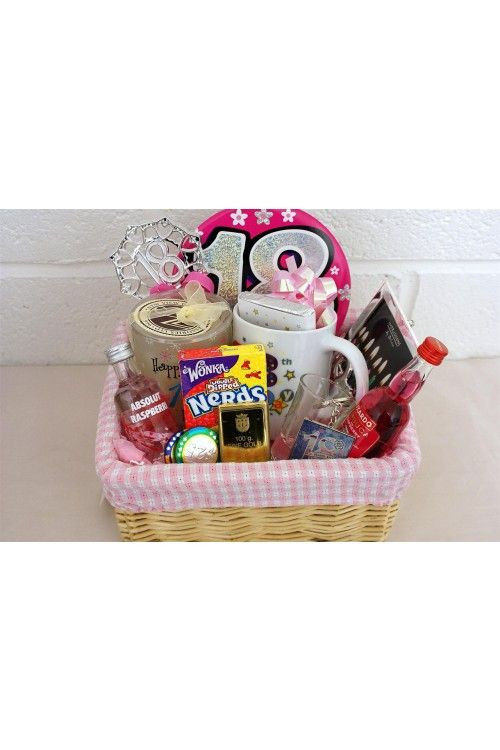 18Th Birthday Gift Ideas Girls
 Personalised 18th Birthday Girls Alcohol Gift Basket