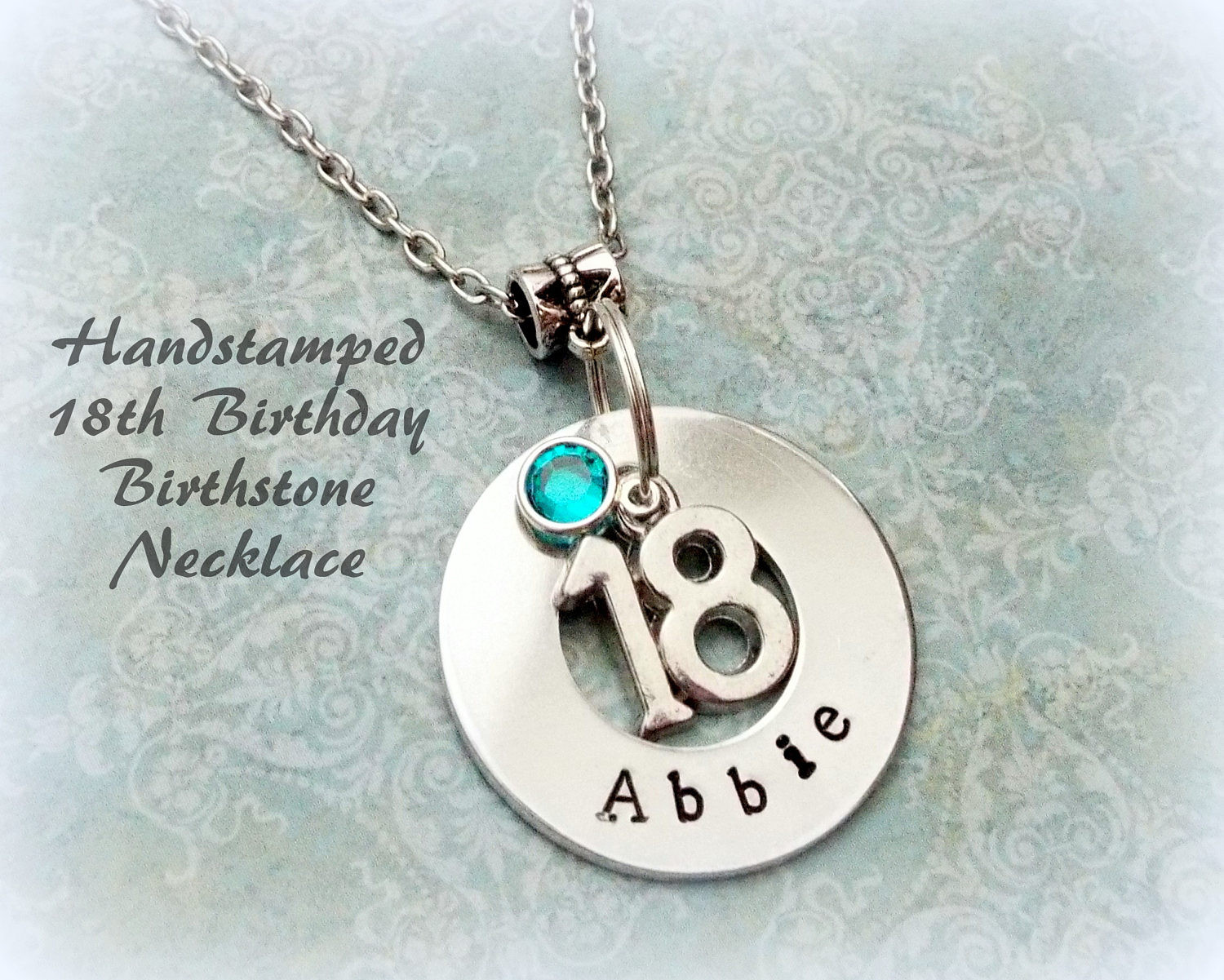 18Th Birthday Gift Ideas Girls
 18th Birthday Gift Personalized Handstamped Girl