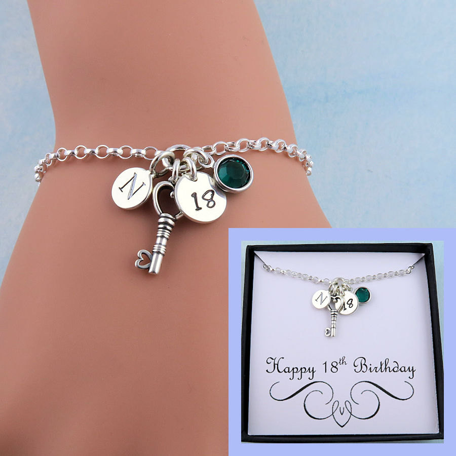 18th Birthday Gifts
 18th Birthday Bracelet With Message Card 18th Birthday Gift