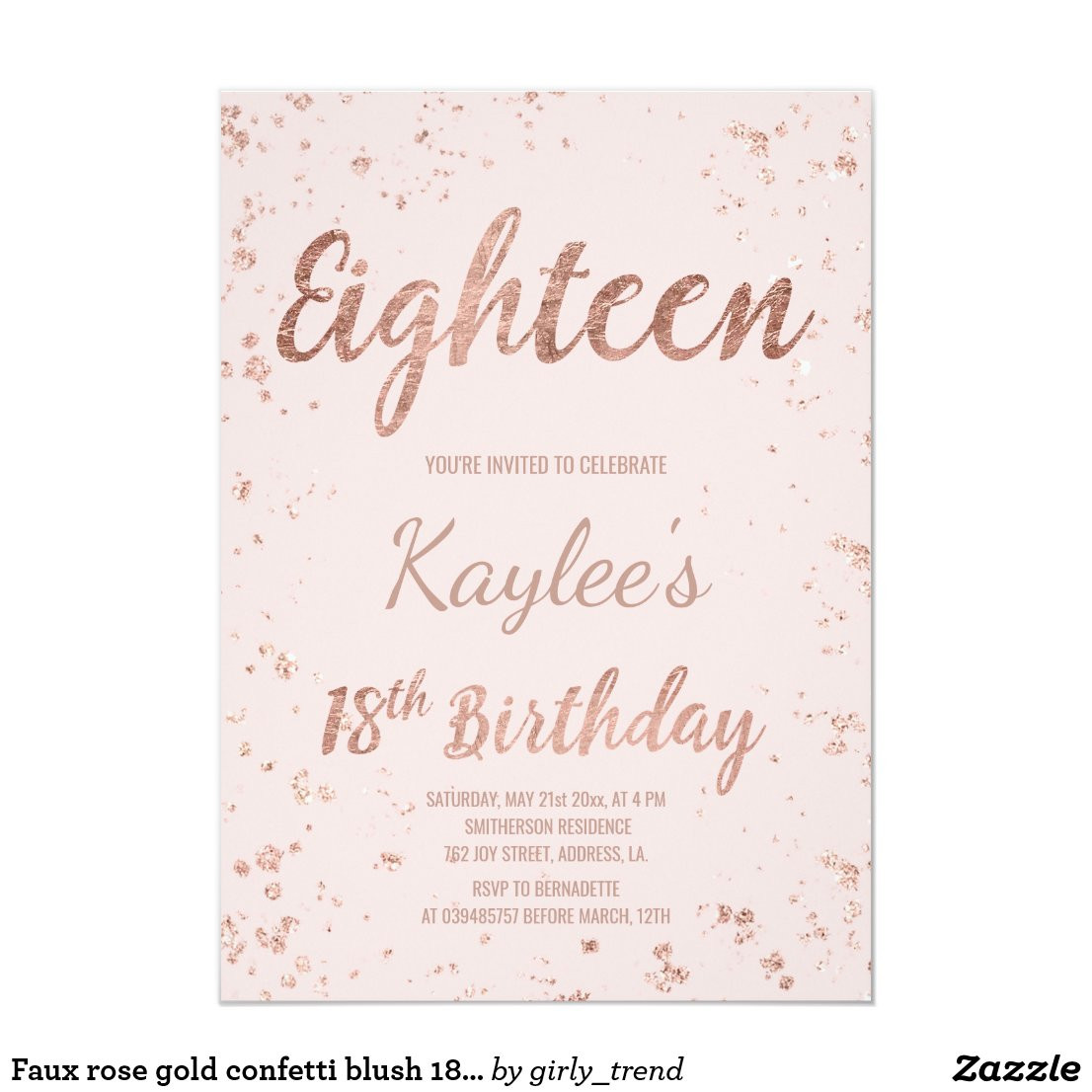 18th Birthday Party Invitations
 18th Birthday Party invitations