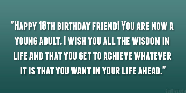 18th Birthday Quotes Funny
 Happy 18th Birthday Quotes Funny QuotesGram