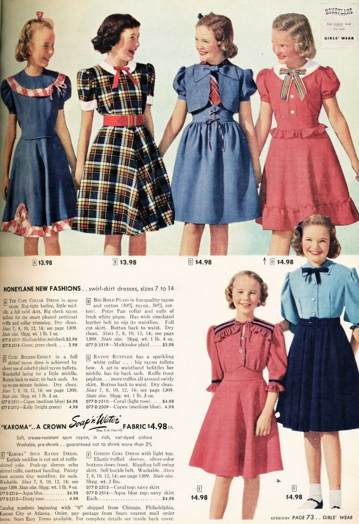 1950S Fashion For Kids
 children’s fashions in the fifties