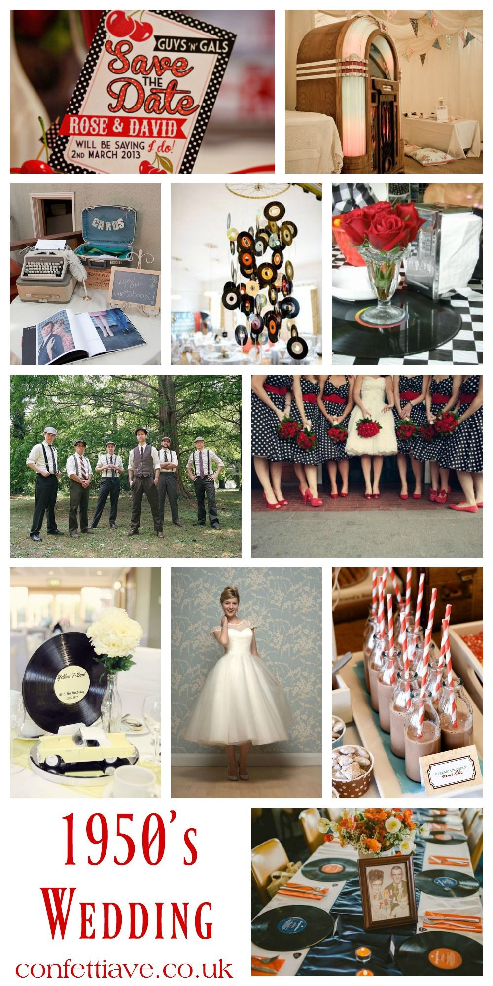 1950s Wedding Theme
 1950s Wedding Theme