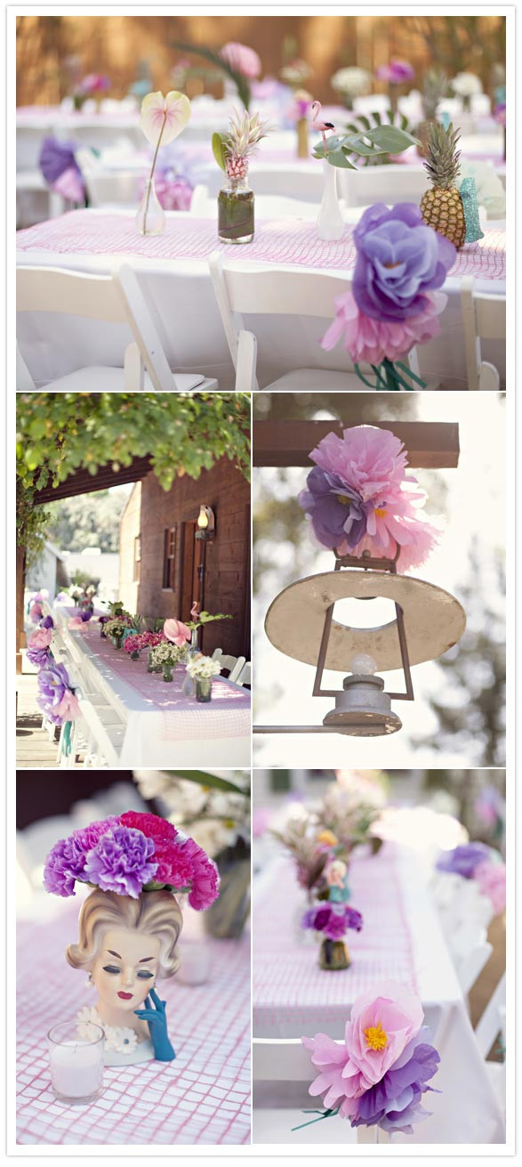 1950s Wedding Theme
 Juneberry Lane Kooky & Colorful A Southern California