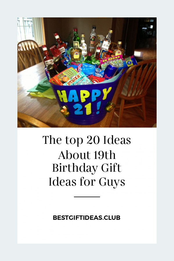 19Th Birthday Gift Ideas For Guys
 The top 20 Ideas About 19th Birthday Gift Ideas for Guys