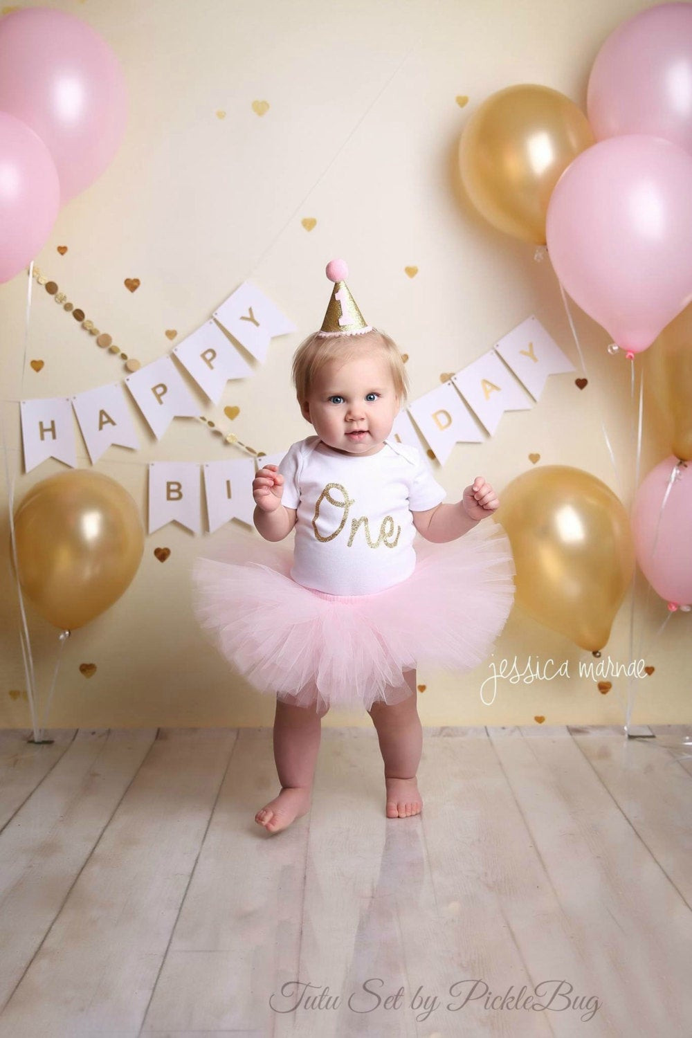 1st Birthday Cake Smash
 First Birthday Outfit Girl Cake Smash Outfit Girl Pink and