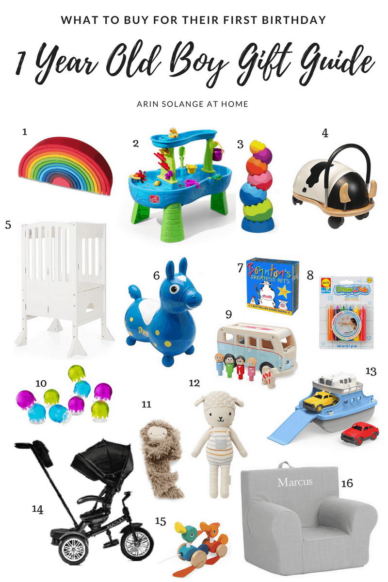 1st Birthday Gifts For Boy
 e Year Old Boy Gift Guide arinsolangeathome