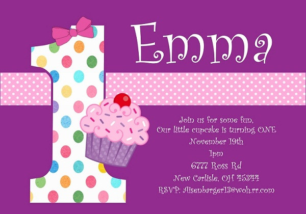 1st Birthday Invitation Wording Samples
 First Birthday Invitation Wording and 1st Birthday