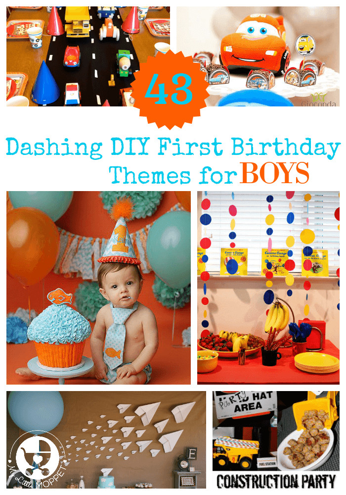 1St Birthday Party Decorations For Baby Boy
 43 Dashing DIY Boy First Birthday Themes