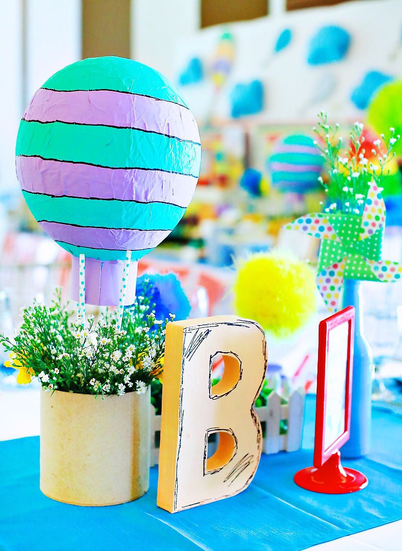 1st Birthday Party Places
 Playful "Oh the Places You ll Go" First Birthday Party