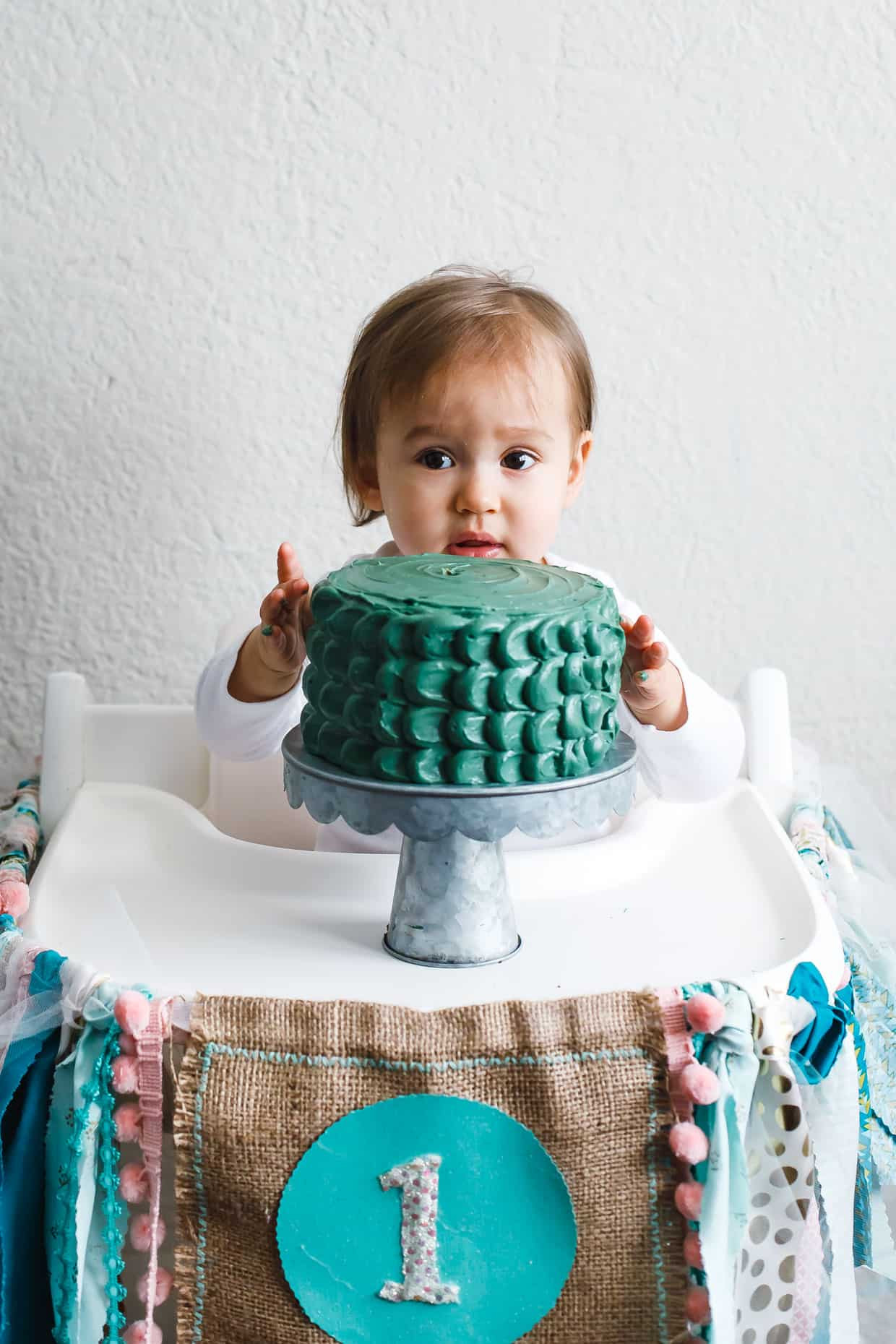 1st Birthday Smash Cake
 Baby Smash Cake Spiced Banana Date Cake with Maple Cream