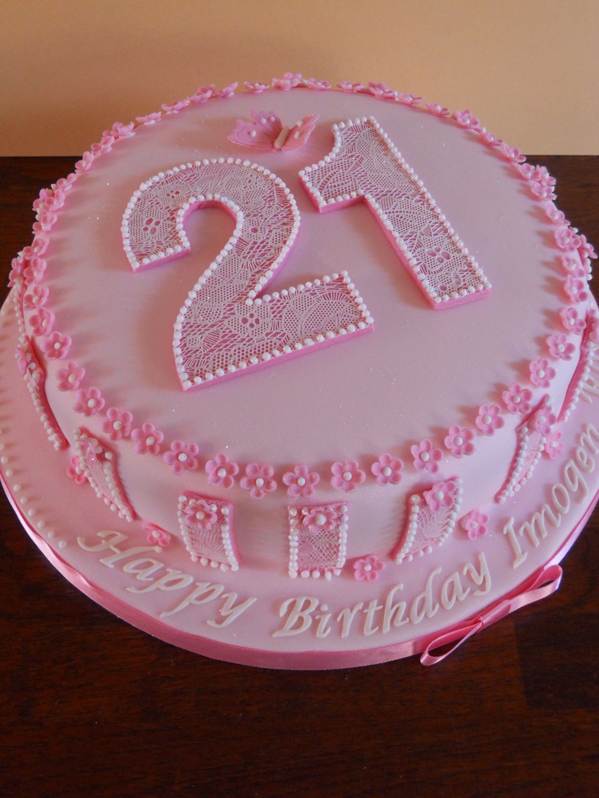 21 Birthday Cakes
 21st Beautiful Birthday Cake