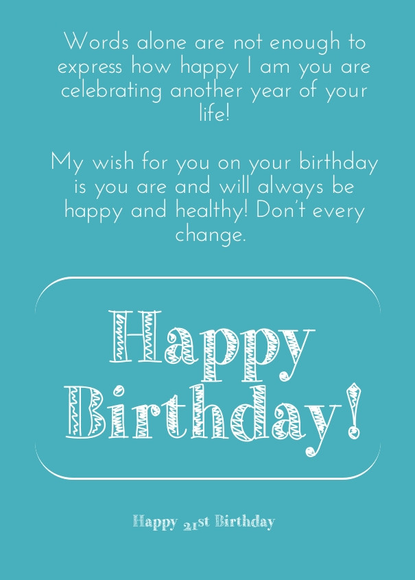 21 Birthday Quotes Funny
 FUNNY 21ST BIRTHDAY QUOTES FOR BEST FRIENDS image quotes
